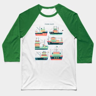 FISHING BOATS Baseball T-Shirt